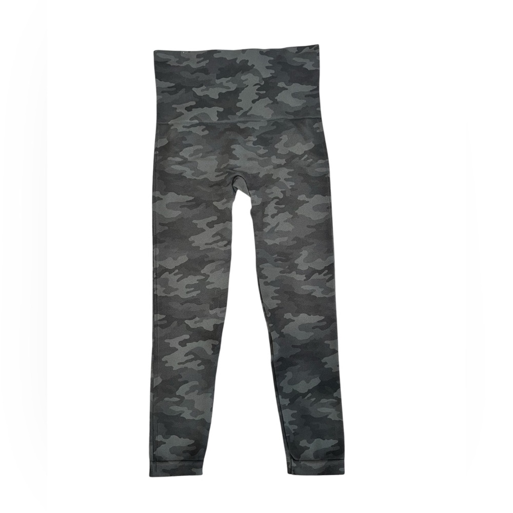 SPANX women’s Look At Me Now heather camo grey leggings size SMALL pull-on - Picture 6 of 8